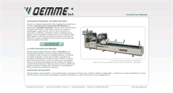 Desktop Screenshot of macchinealluminio.oemmespa.com